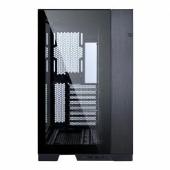 Lian Li O11 Dynamic EVO Tempered Glass ATX Mid-Tower Computer Case - Black -Intel core Shop 645428 360032 04 front zoom