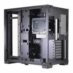 Lian Li O11 Dynamic EVO Tempered Glass ATX Mid-Tower Computer Case - Black -Intel core Shop 645428 360032 07 front zoom