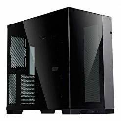 Lian Li O11 Dynamic EVO Tempered Glass ATX Mid-Tower Computer Case - Gray - Micro Center Exclusive Model -Intel core Shop 645429 360040 03 front zoom