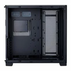 Lian Li O11 Dynamic EVO Tempered Glass ATX Mid-Tower Computer Case - Gray - Micro Center Exclusive Model -Intel core Shop 645429 360040 06 front zoom