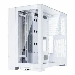 Lian Li O11 Dynamic EVO Tempered Glass ATX Mid-Tower Computer Case - White -Intel core Shop 645430 360057 03 front zoom