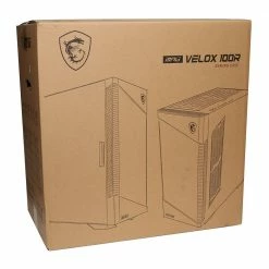 MSI MPG VELOX 100R Tempered Glass ATX Mid-Tower Computer Case - Black -Intel core Shop 645788 370205 05 package zoom