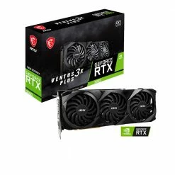 MSI NVIDIA GeForce RTX 3080 VENTUS 3X Plus LHR Overclocked Triple-Fan 10GB GDDR6X PCIe 4.0 Graphics Card -Intel core Shop 645890 364968 05 package zoom