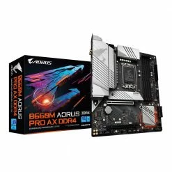 Gigabyte B660M AORUS PRO AX DDR4 Intel LGA 1700 MicroATX Motherboard 9 Gigabyte B660M AORUS PRO AX DDR4 Intel LGA 1700 MicroATX Motherboard -Intel core Shop 646053 367797 05 package zoom