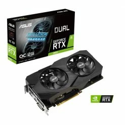 ASUS NVIDIA GeForce RTX 2060 Dual Evo Overclocked Dual-Fan 12GB GDDR6 PCIe 3.0 Graphics Card -Intel core Shop 646081 367706 04 package zoom