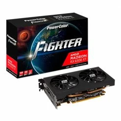 PowerColor AMD Radeon RX 6500 XT Fighter Overclocked Dual Fan 4GB GDDR6 PCIe 4.0 Graphics Card -Intel core Shop 646339 370981 05 package zoom