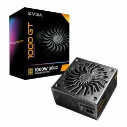 EVGA SuperNOVA 1000 GT 80 Plus Gold 1000W Fully Modular Power Supply Eco Mode With FDB Fan; 10 Year Warranty; Includes Power ON Self Tester; Compact 150mm Size
