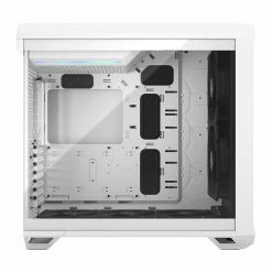 Fractal Design Torrent Tempered Glass ATX Mid-Tower Computer Case - White -Intel core Shop 646360 370395 03 front zoom