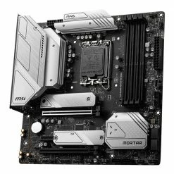 MSI B660 MAG Mortar WiFi D4 Intel LGA 1700 MicroATX Motherboard -Intel core Shop 646370 372854 03 front zoom
