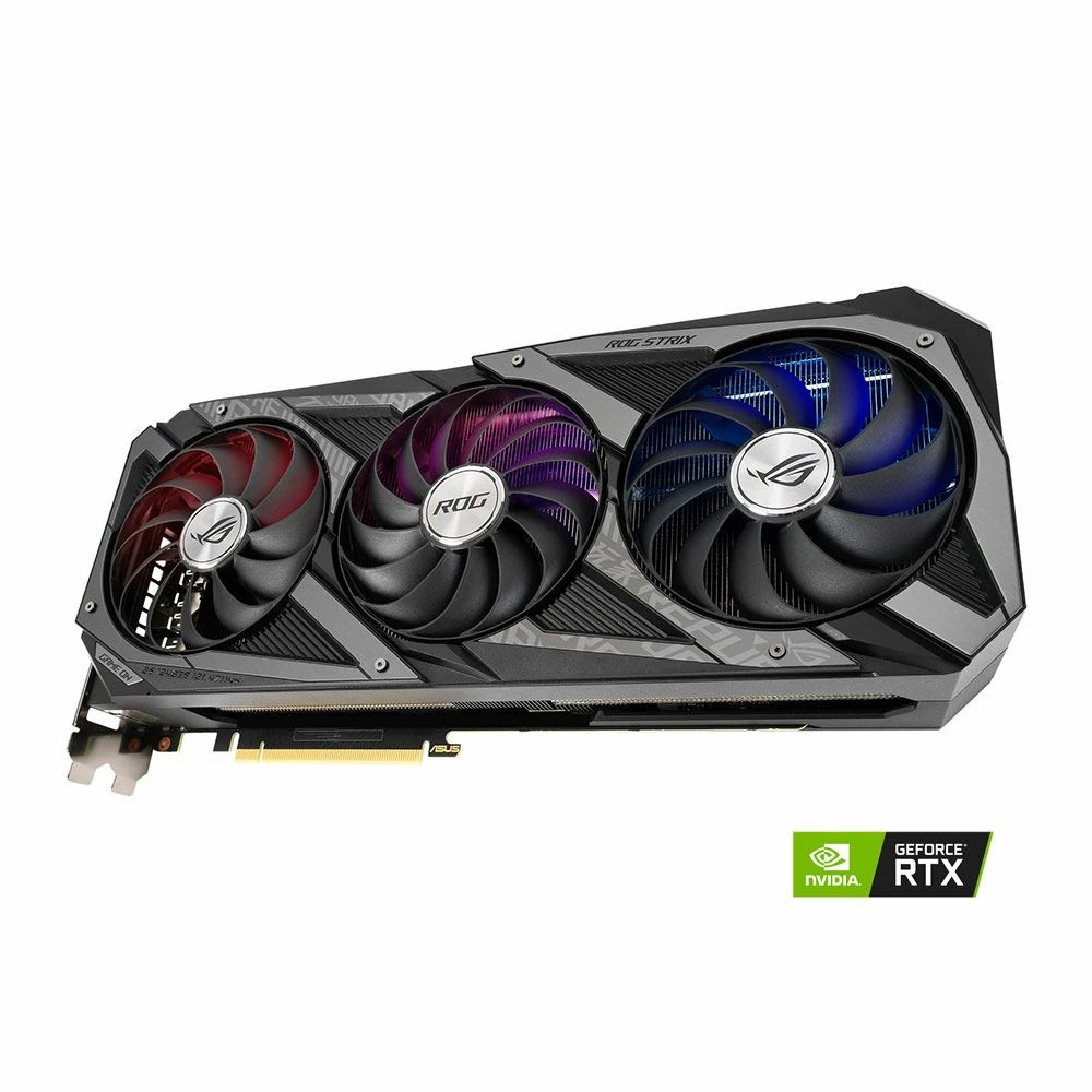ASUS NVIDIA GeForce RTX 3080 ROG Strix Gaming Overclocked Triple Fan 12GB GDDR6X PCIe 4.0 Graphics Card 2 ASUS NVIDIA GeForce RTX 3080 ROG Strix Gaming Overclocked Triple Fan 12GB GDDR6X PCIe 4.0 Graphics Card - Image 2