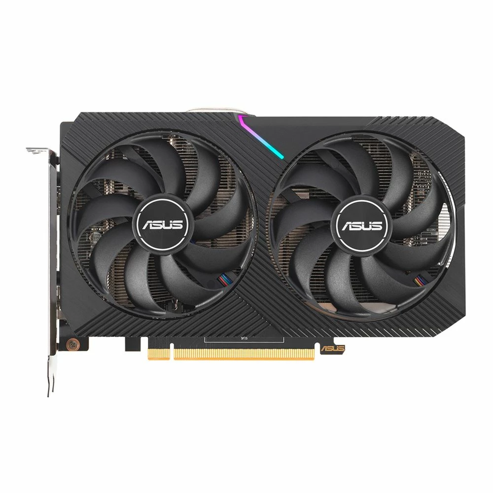 ASUS AMD Radeon RX 6500 XT Dual Overclocked Dual Fan 4GB GDDR6 PCIe 4.0 Graphics Card 2 ASUS AMD Radeon RX 6500 XT Dual Overclocked Dual Fan 4GB GDDR6 PCIe 4.0 Graphics Card - Image 2