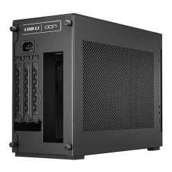 Lian Li A4 H2O 4.0 Mini-ITX Min-Tower Computer Case - Black -Intel core Shop 646620 371443 04 front zoom