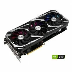 ASUS NVIDIA GeForce RTX 3050 ROG Strix Overclocked Triple Fan 8GB GDDR6 PCIe 4.0 Graphics Card