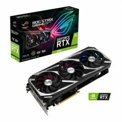 ASUS NVIDIA GeForce RTX 3050 ROG Strix Overclocked Triple Fan 8GB GDDR6 PCIe 4.0 Graphics Card -Intel core Shop 646719 373480 07 package zoom