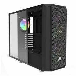 Montech AIR X Tempered Glass ATX Mid-Tower Computer Case - Black -Intel core Shop 646786 389023 03 front zoom