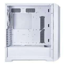 Lian Li Lancool 215 Tempered Glass ATX Mid-Tower Computer Case - Snow White -Intel core Shop 647301 378141 06 front zoom