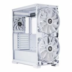 Lian Li Lancool 215 Tempered Glass ATX Mid-Tower Computer Case - Snow White -Intel core Shop 647301 378141 08 front zoom