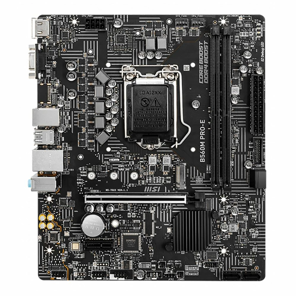 MSI B560M Pro-E Intel LGA 1200 MicroATX Motherboard 1 MSI B560M Pro-E Intel LGA 1200 MicroATX Motherboard