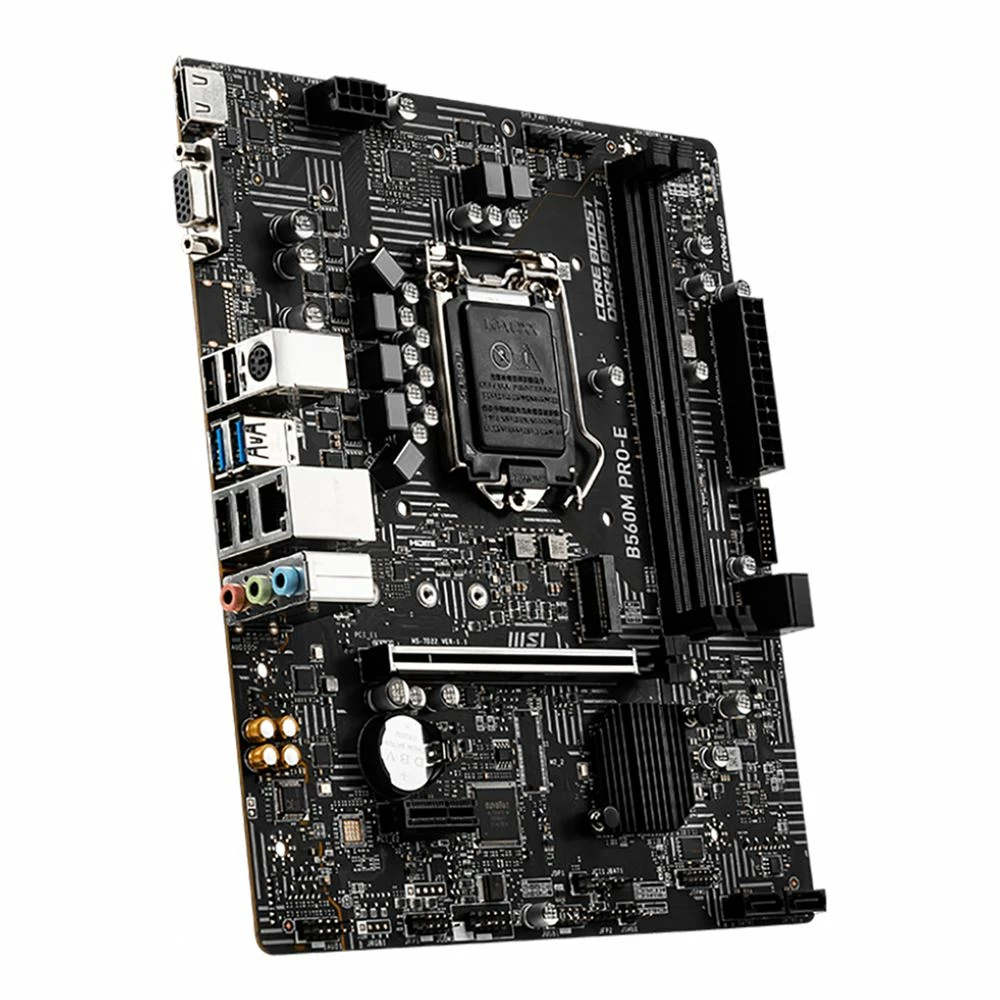MSI B560M Pro-E Intel LGA 1200 MicroATX Motherboard 2 MSI B560M Pro-E Intel LGA 1200 MicroATX Motherboard - Image 2