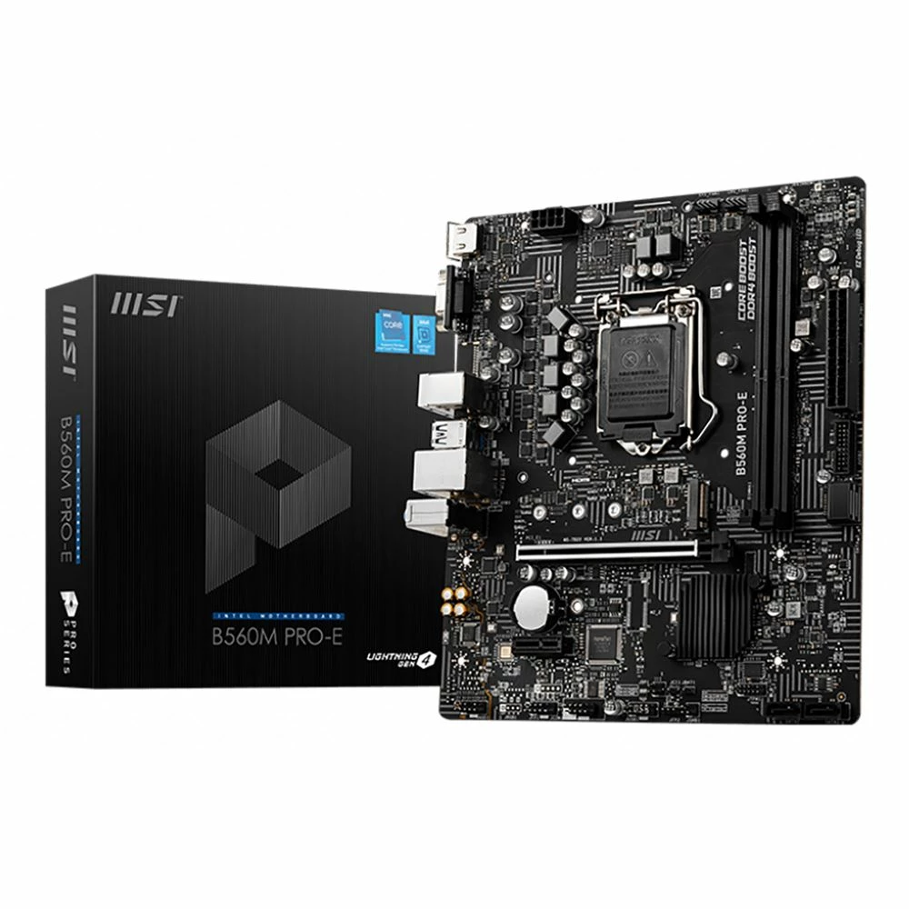 MSI B560M Pro-E Intel LGA 1200 MicroATX Motherboard 4 MSI B560M Pro-E Intel LGA 1200 MicroATX Motherboard - Image 4