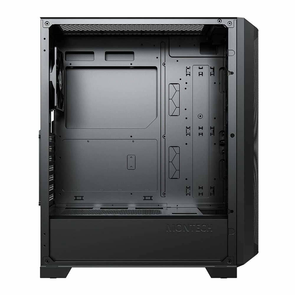 Montech SKY ONE Lite Tempered Glass ATX Mid-Tower Computer Case - Black 3 Montech SKY ONE Lite Tempered Glass ATX Mid-Tower Computer Case - Black - Image 3