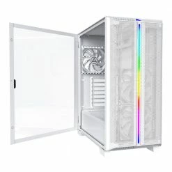 Montech SKY ONE Lite Tempered Glass ATX Mid-Tower Computer Case - White