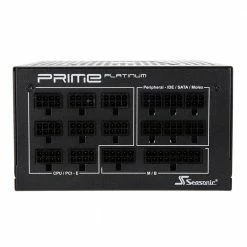 Seasonic USA PRIME PX-1300 1300 Watt 80 Plus Platinum ATX Fully Modular Power Supply -Intel core Shop 648225 398008 03 front zoom