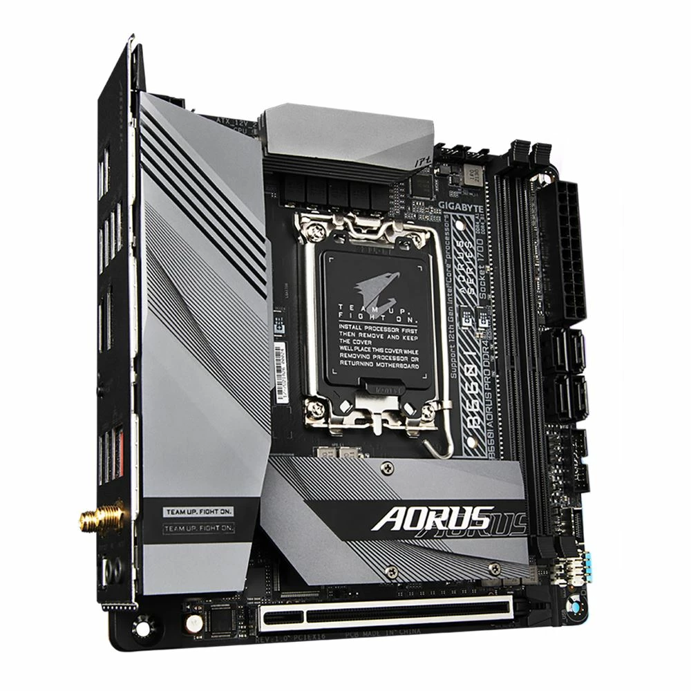 Gigabyte B660I AORUS Pro DDR4 Intel LGA 1700 Mini-ITX Motherboard 2 Gigabyte B660I AORUS Pro DDR4 Intel LGA 1700 Mini-ITX Motherboard - Image 2