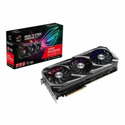 ASUS AMD Radeon RX 6750 XT ROG Strix Overclocked Triple Fan 12GB GDDR6 PCIe 4.0 Graphics Card -Intel core Shop 648672 394049 03 package zoom