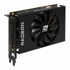 PowerColor AMD Radeon RX 6400 ITX Single Fan 4GB GDDR6 PCIe 4.0 Graphics Card -Intel core Shop 648755 395392 03 front zoom