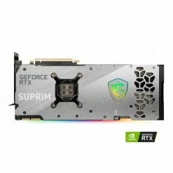 MSI NVIDIA GeForce RTX 3090 Ti Suprim X Overclocked Triple Fan 24GB GDDR6X PCIe 4.0 Graphics Card -Intel core Shop 648811 395350 03 front zoom