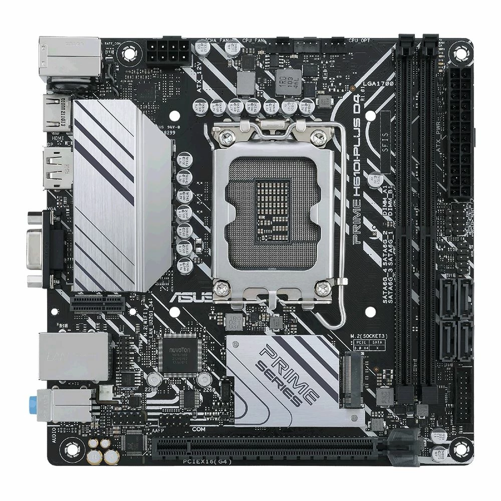 ASUS H610I-PLUS Prime D4-CSM Intel LGA 1700 Mini-ITX Motherboard 1 ASUS H610I-PLUS Prime D4-CSM Intel LGA 1700 Mini-ITX Motherboard