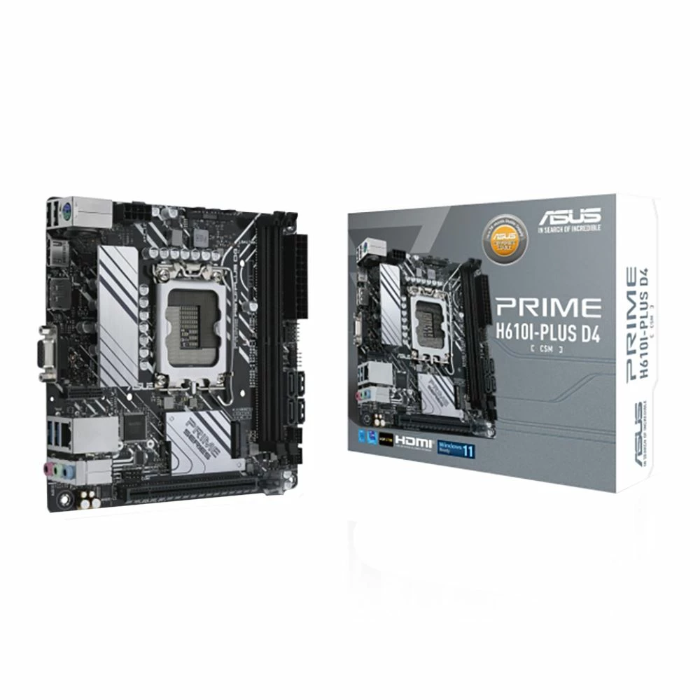 ASUS H610I-PLUS Prime D4-CSM Intel LGA 1700 Mini-ITX Motherboard 6 ASUS H610I-PLUS Prime D4-CSM Intel LGA 1700 Mini-ITX Motherboard - Image 6