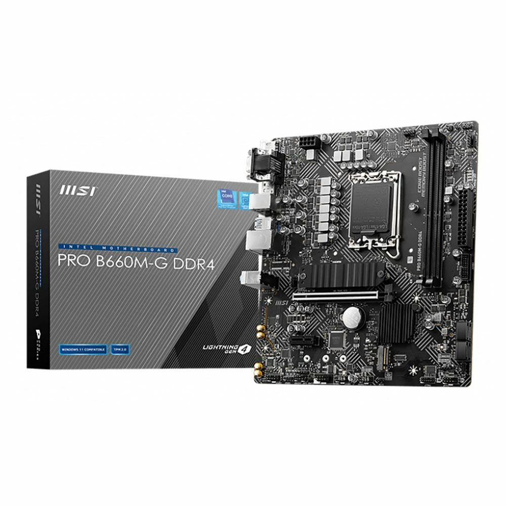 MSI B660M-G Pro DDR4 Intel LGA 1700 MicroATX Motherboard 4 MSI B660M-G Pro DDR4 Intel LGA 1700 MicroATX Motherboard - Image 4