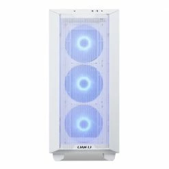 Lian Li LANCOOL III RGB Tempered Glass ATX Mid-Tower Computer Case - White 10 Lian Li LANCOOL III RGB Tempered Glass ATX Mid-Tower Computer Case - White -Intel core Shop 649249 399071 03 front zoom