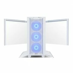 Lian Li LANCOOL III RGB Tempered Glass ATX Mid-Tower Computer Case - White 11 Lian Li LANCOOL III RGB Tempered Glass ATX Mid-Tower Computer Case - White -Intel core Shop 649249 399071 04 front zoom