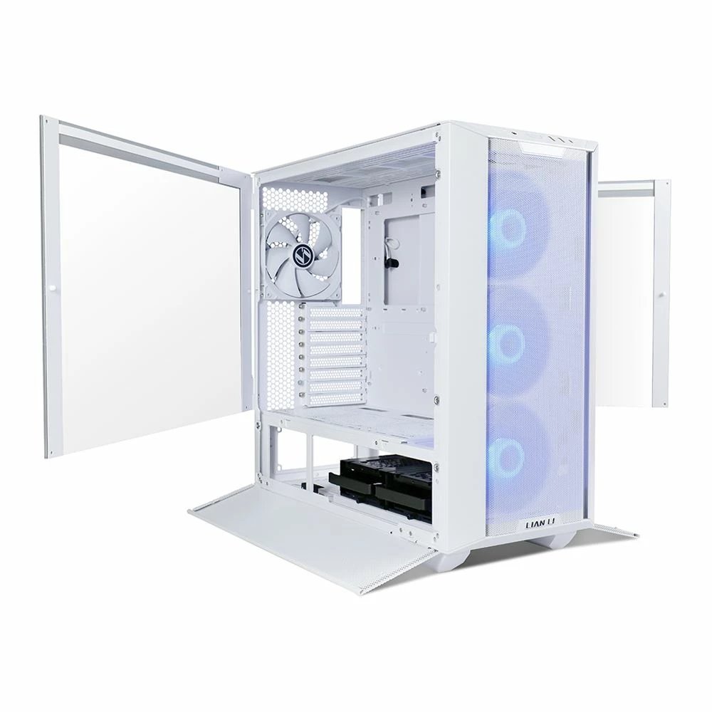 Lian Li LANCOOL III RGB Tempered Glass ATX Mid-Tower Computer Case - White 5 Lian Li LANCOOL III RGB Tempered Glass ATX Mid-Tower Computer Case - White - Image 5