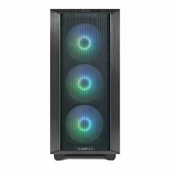 Lian Li LANCOOL III RGB Tempered Glass ATX Mid-Tower Computer Case - Black -Intel core Shop 649250 399089 03 front zoom