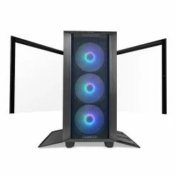 Lian Li LANCOOL III RGB Tempered Glass ATX Mid-Tower Computer Case - Black -Intel core Shop 649250 399089 04 front zoom