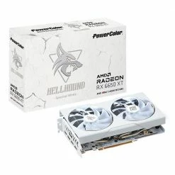 PowerColor AMD Radeon RX 6650 XT Hellhound Spectral White Overclocked Dual Fan 8 GB GDDR6 PCIe 4.0 Graphics Card -Intel core Shop 649575 432997 06 package zoom
