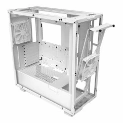 NZXT H7 Flow Tempered Glass Mid-Tower ATX Computer Case - White -Intel core Shop 649699 413955 03 front zoom