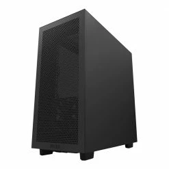 NZXT H7 Flow Tempered Glass Mid-Tower ATX Computer Case - Black -Intel core Shop 649700 406017 04 front zoom