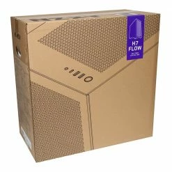 NZXT H7 Flow Tempered Glass Mid-Tower ATX Computer Case - Black -Intel core Shop 649700 406017 06 package zoom