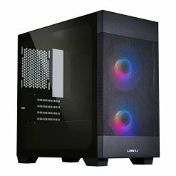 Lian Li Lancool 205M Mesh Tempered Glass MicroATX Mid-Tower Computer Case - Black