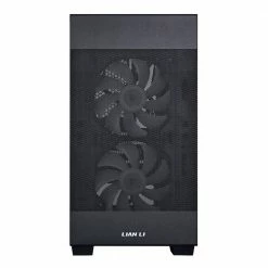 Lian Li Lancool 205M Mesh Tempered Glass MicroATX Mid-Tower Computer Case - Black -Intel core Shop 650076 409524 03 front zoom