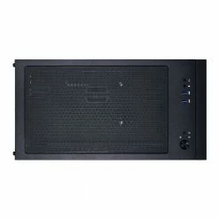 Lian Li Lancool 205M Mesh Tempered Glass MicroATX Mid-Tower Computer Case - Black -Intel core Shop 650076 409524 05 front zoom