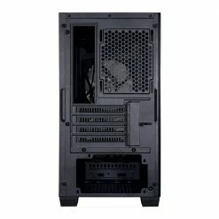 Lian Li Lancool 205M Mesh Tempered Glass MicroATX Mid-Tower Computer Case - Black -Intel core Shop 650076 409524 06 front zoom