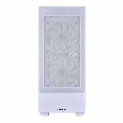 Lian Li Lancool 205 Mesh Type C Tempered Glass ATX Mid-Tower Computer Case - White -Intel core Shop 650079 409565 03 front zoom