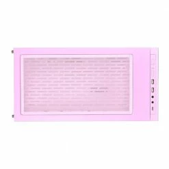 Lian Li Lancool 205 Mesh Type C Tempered Glass ATX Mid-Tower Computer Case - Pink -Intel core Shop 650080 409573 05 front zoom