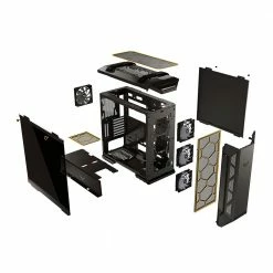ASUS TUF Gaming GT501 ZENITSU Tempered Glass ATX Mid-Tower Computer Case - Yellow -Intel core Shop 651764 437285 06 front zoom